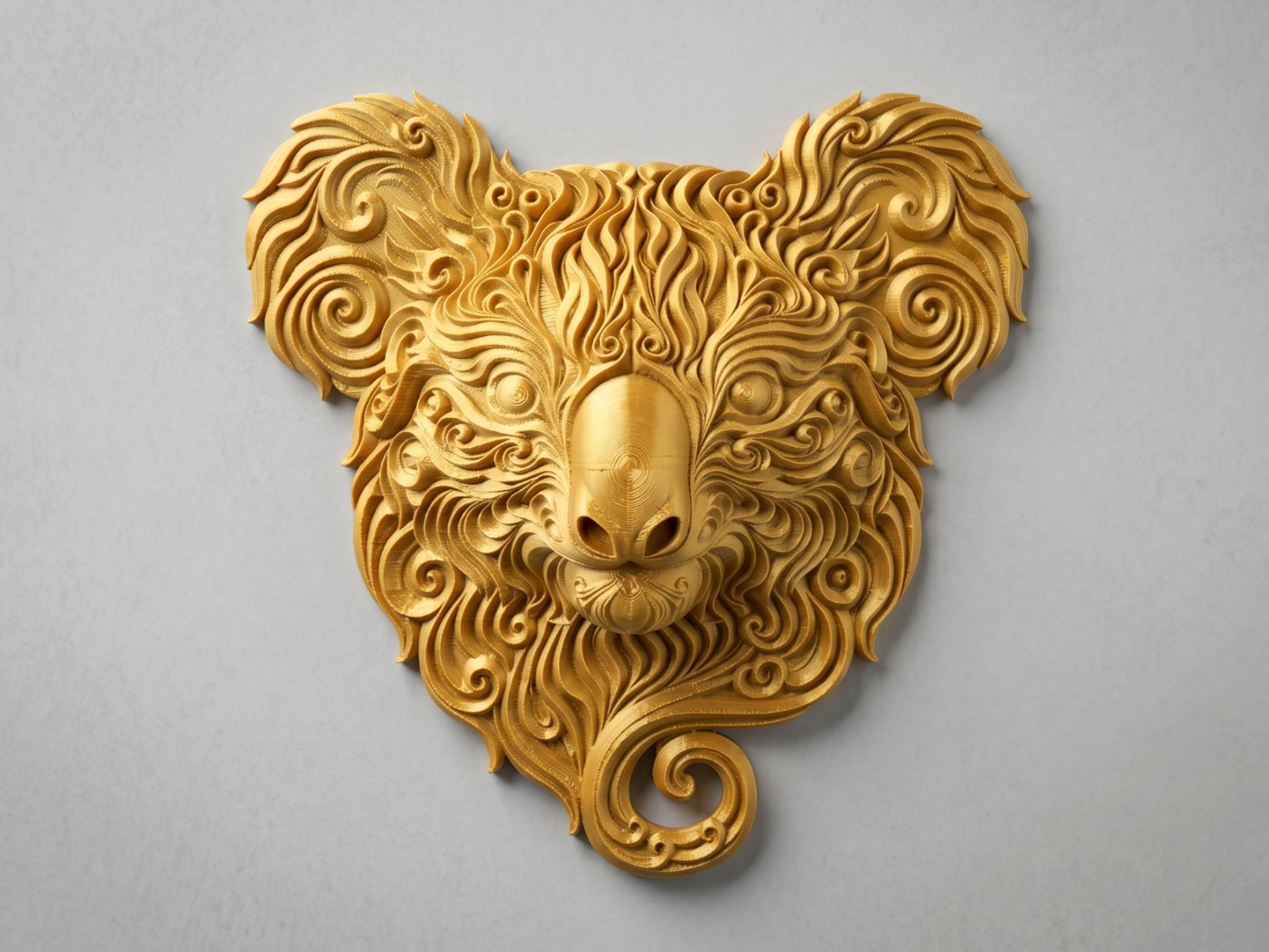 Koala 3D printed wall art by Mythical Makers 3D
