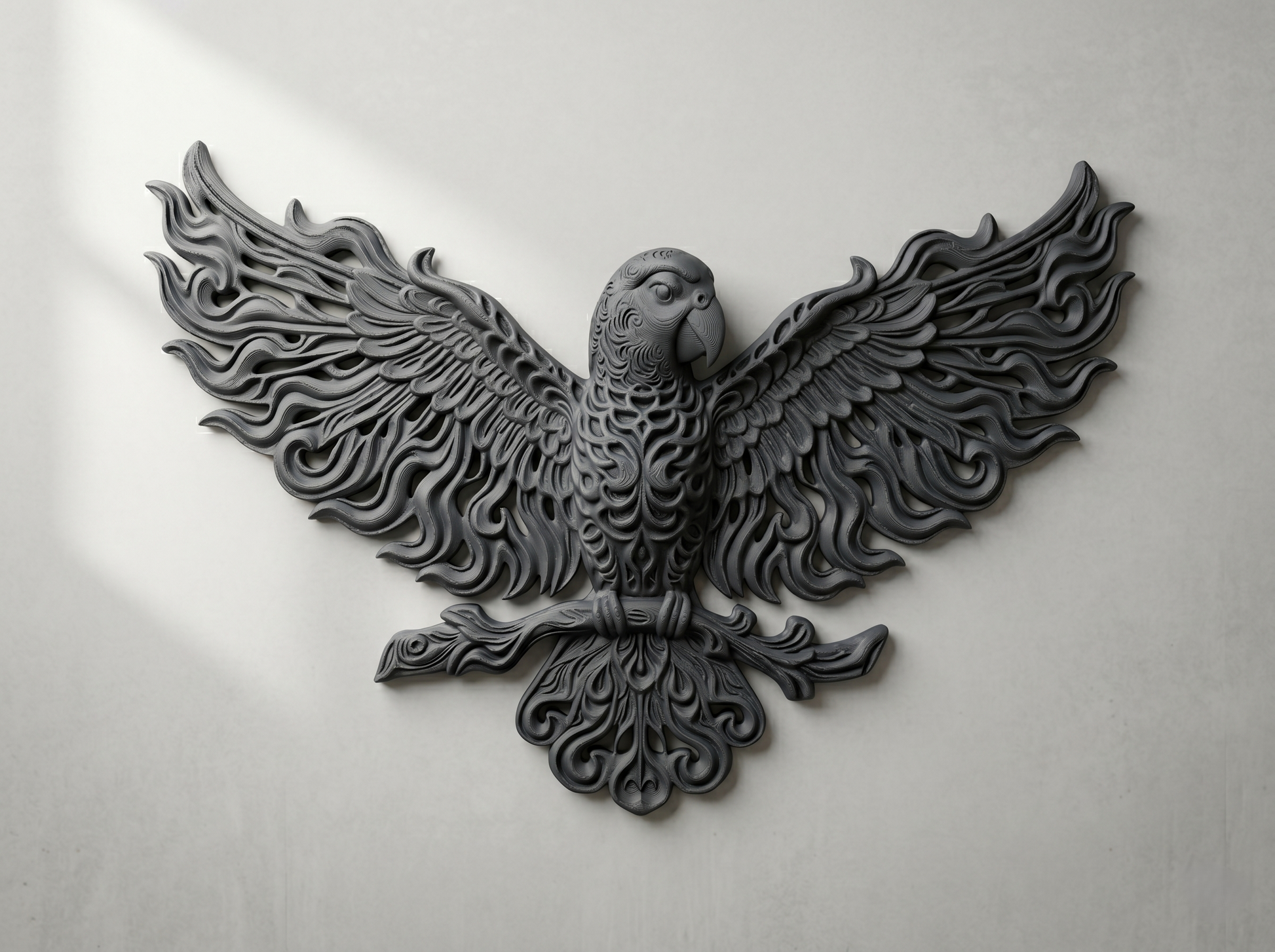 Parrot wall art — view 3