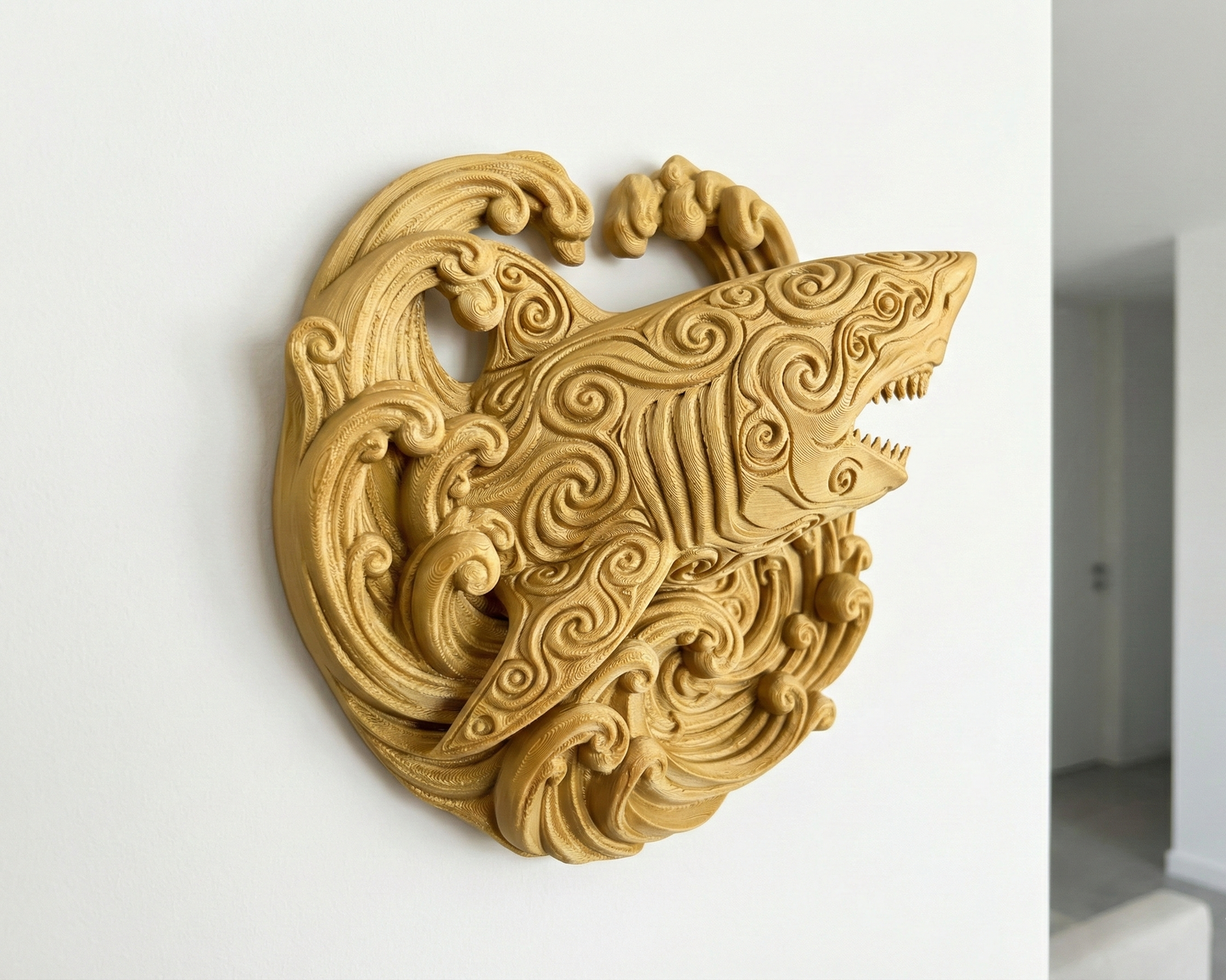 Shark wall art — view 2