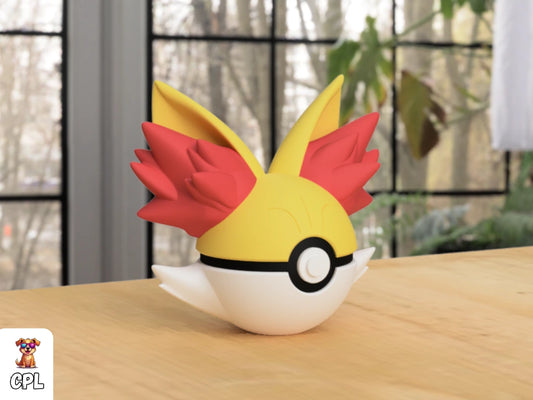 Themed Monster Ball - Fennekin Inspired