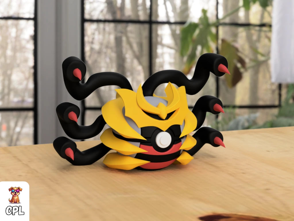 Themed Monster Ball - Giratina Origin Forme Inspired