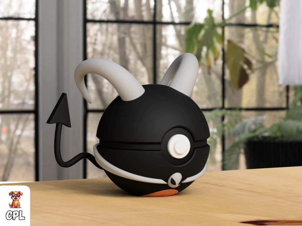 Themed Monster Ball - Houndoom Inspired