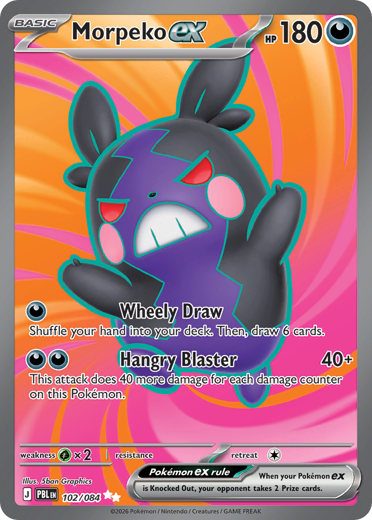 Morpeko ex - official card image