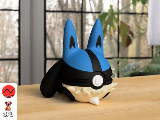 Themed Monster Ball - Lucario Inspired
