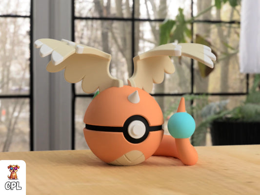 Themed Monster Ball - Mega Dragonite Inspired