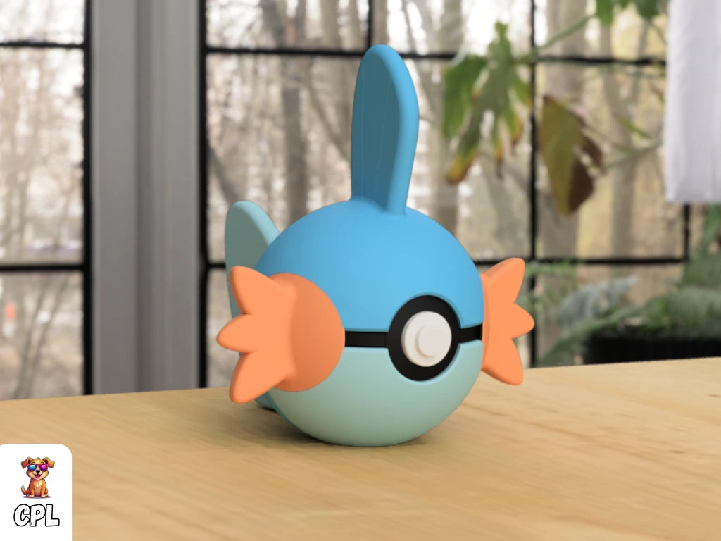 Themed Monster Ball - Mudkip Inspired