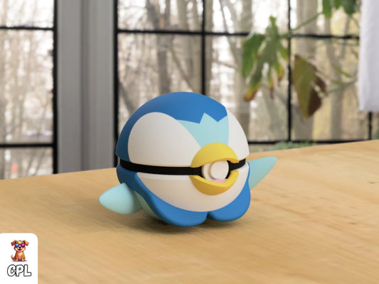 Themed Monster Ball - Piplup Inspired