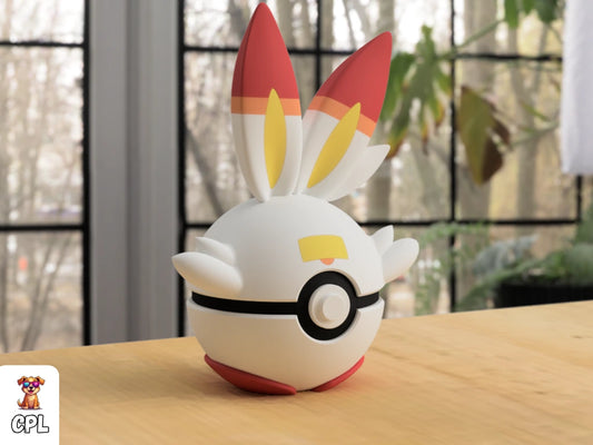 Themed Monster Ball - Scorbunny Inspired