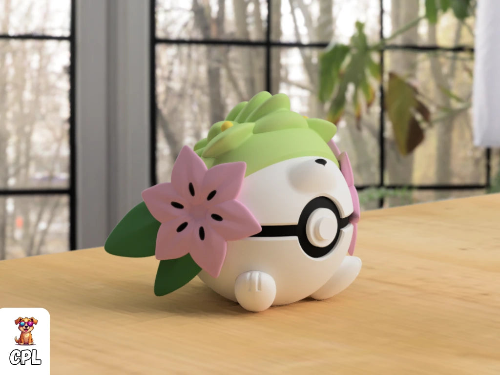 Themed Monster Ball - Shaymin Land Forme Inspired