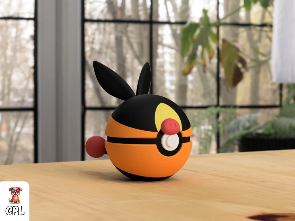 Themed Monster Ball - Tepig Inspired