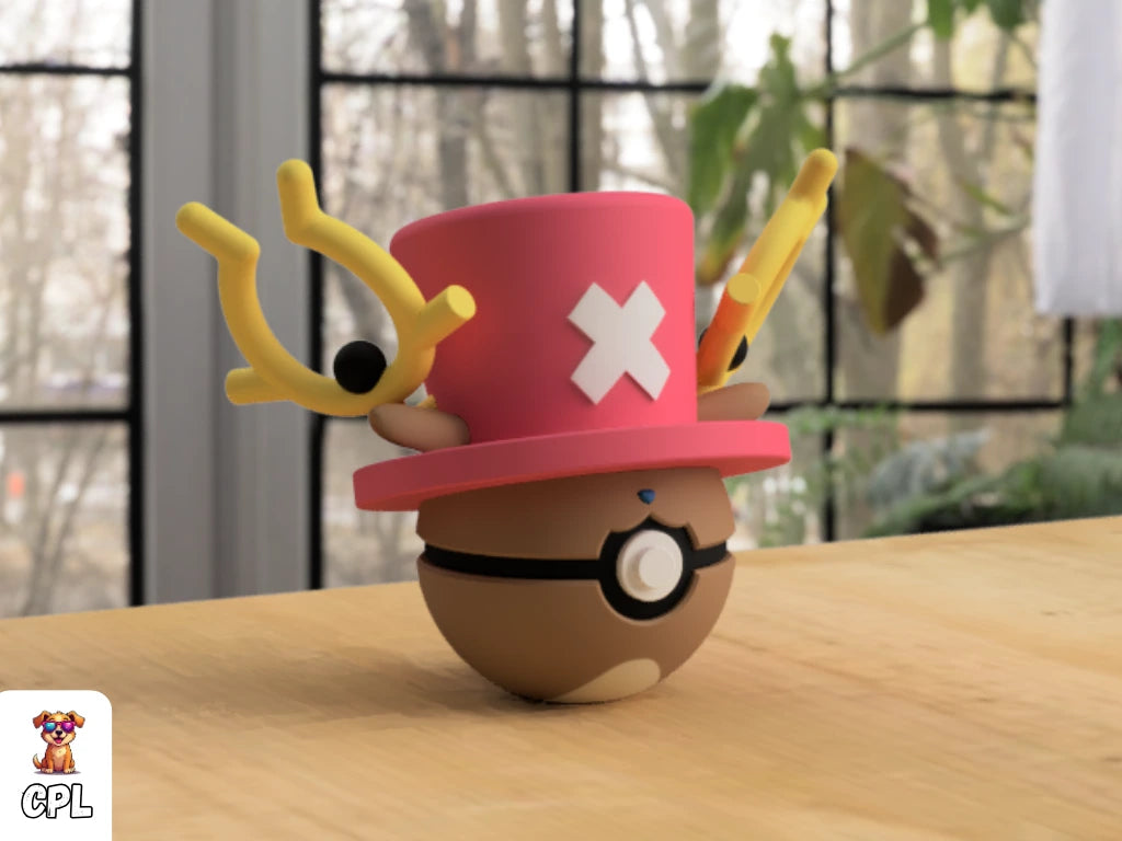 Themed Monster Ball - Tony Tony Chopper Stantler Inspired