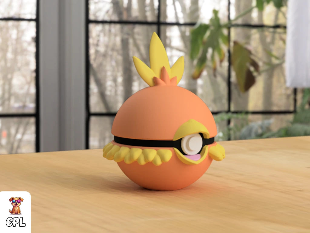 Themed Monster Ball - Torchic Inspired