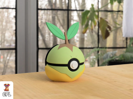 Themed Monster Ball - Turtwig Inspired