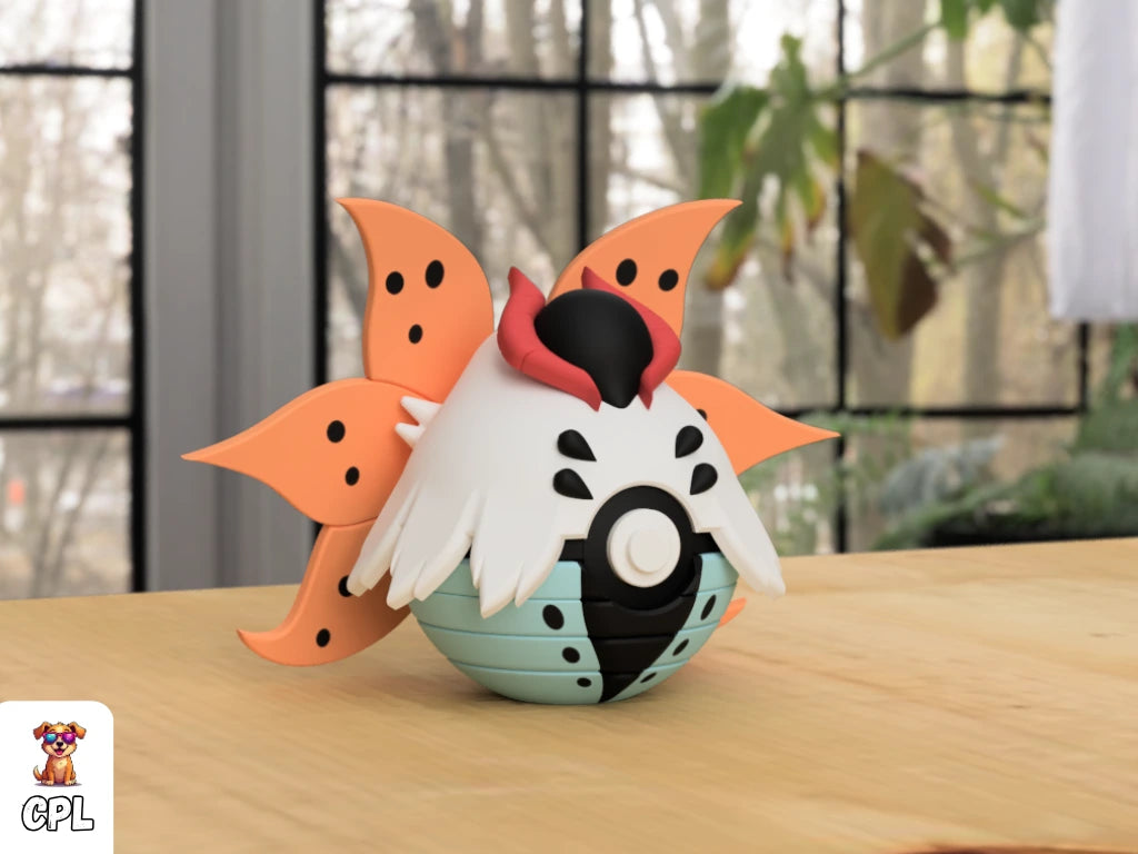 Themed Monster Ball - Volcarona Inspired
