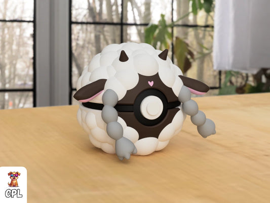 Themed Monster Ball - Wooloo Inspired